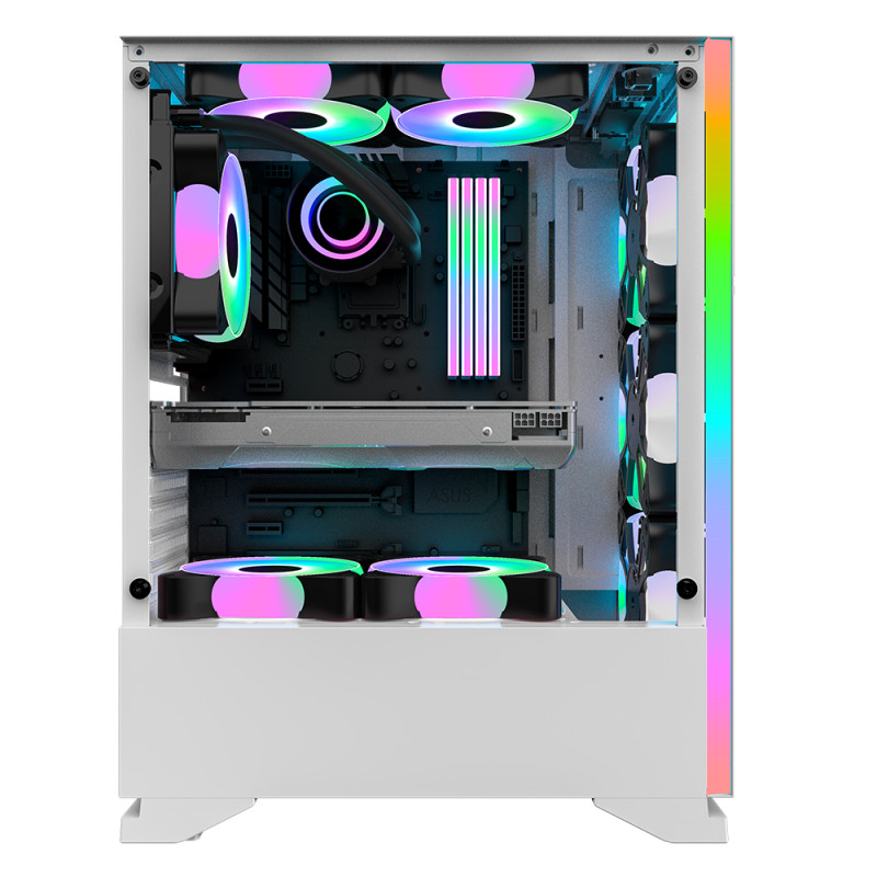 Корпус 1stPlayer BS-3-3R1-WH White без БП