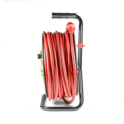 Подовжувач на котушці Stark CRP 2550-M (242000003) 4 розетки, 50 м, сіро-червоний Подовжувач на котушці Stark CRP 2550-M (242000003) 4 розетки, 50 м, сіро-червоний