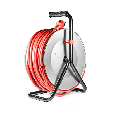 Подовжувач на котушці Stark CRP 2550-M (242000003) 4 розетки, 50 м, сіро-червоний Подовжувач на котушці Stark CRP 2550-M (242000003) 4 розетки, 50 м, сіро-червоний