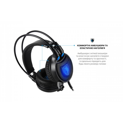 Гарнітура Sades SA-912 Octopus Plus Black (sa912bku)