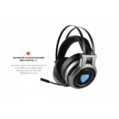 Гарнітура Motospeed H18 Grey (mth18me)