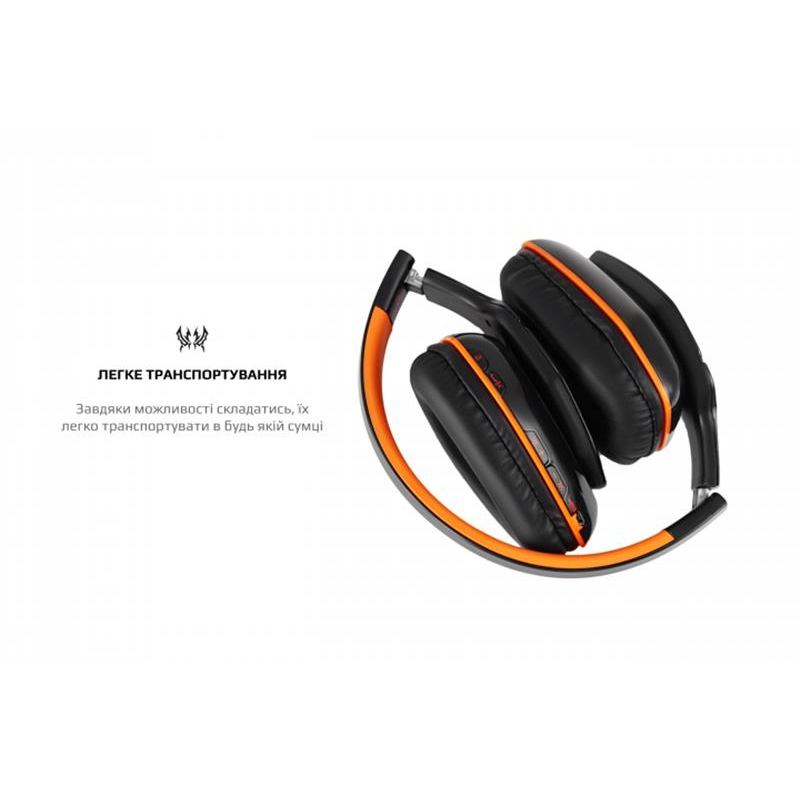 Bluetooth-гарнітура Kotion EACH B3506 Black/Orange (ktb3506bt)