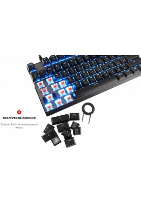 Клавіатура бездротова Motospeed GK82 Outemu Red Black (mtgk82bmr)