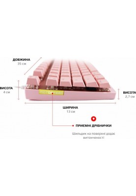 Клавіатура Motospeed K82 Outemu Blue Pink (mtk82pmb)