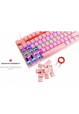 Клавіатура Motospeed K82 Outemu Red Pink (mtk82pmr)