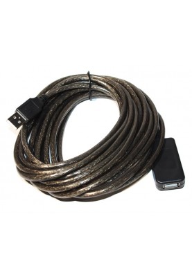 Подовжувач Voltronic USB(AM)-USB(AF) з чіпом 5м Black (YT-AECWC AM/AF-5.0m/07368)