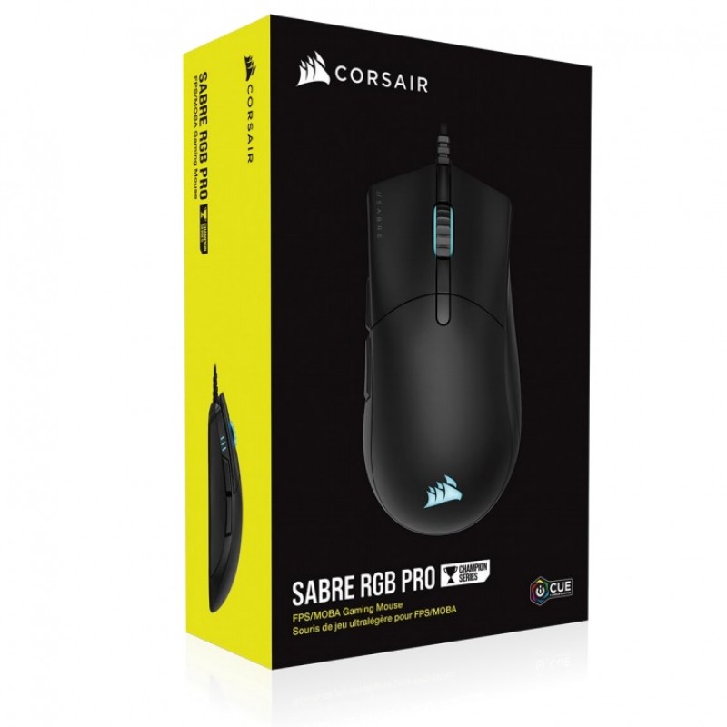 Миша Corsair Sabre Pro RGB Black (CH-9303111-EU)