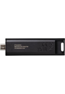 Флеш-накопичувач USB3.2 256GB Type-C Kingston DataTraveler Max Black (DTMAX/256GB)