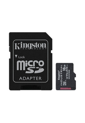Карта пам`ятi MicroSDHC 16GB UHS-I/U3 Class 10 Kingston Industrial + SD-adapter (SDCIT2/16GB)