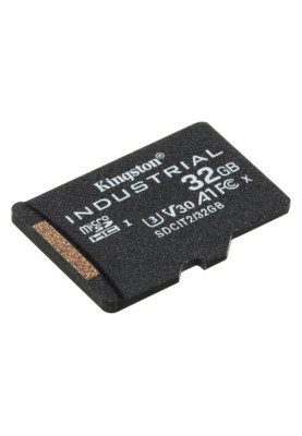 Карта пам`ятi MicroSDHC 32GB UHS-I/U3 Class 10 Kingston Industrial (SDCIT2/32GBSP)