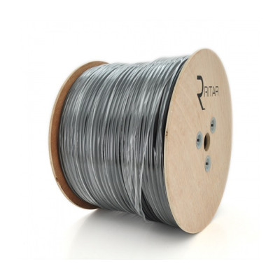 Кабель коаксіальний Ritar (RT-B305-RG59+2x0.5mm/08893) катушка 305 м, чорний