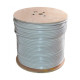 Кабель коаксіальний Yoso (YS-W305-RG59+2x0.5mm/11557) катушка 305 м, білий