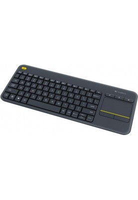 Клавіатура бездротова Logitech Wireless Touch Keyboard K400 Plus (920-007147) Black USB