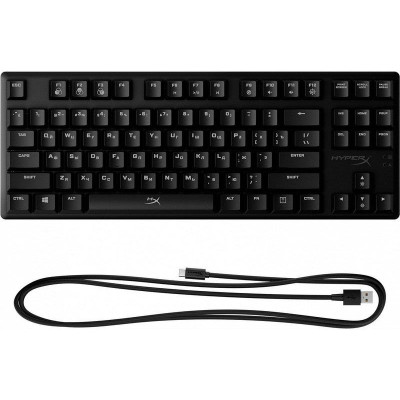 Клавіатура HyperX Alloy Origins Core Blue RGB (4P5P2AX) Black USB