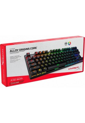 Клавіатура HyperX Alloy Origins Core Blue RGB (4P5P2AX) Black USB