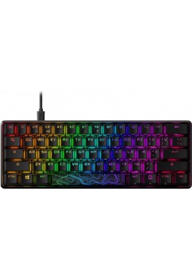 Клавіатура HyperX Alloy Origins 60 Red RGB Black (4P5N0AA)