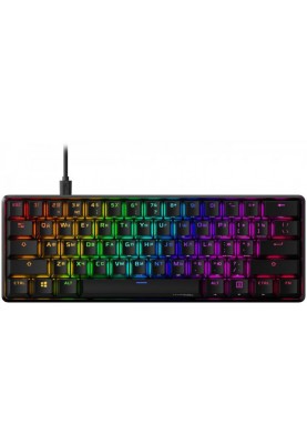 Клавіатура HyperX Alloy Origins 60 Red RGB Black (4P5N0AA)