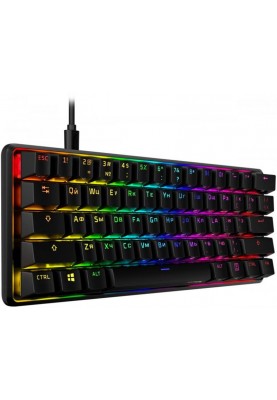 Клавіатура HyperX Alloy Origins 60 Red RGB Black (4P5N0AA)