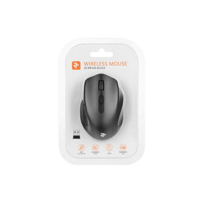 Миша бездротова 2E MF240 Silent WL Black (2E-MF240WB)