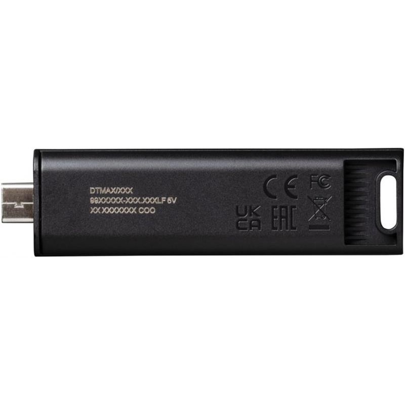 Флеш-накопичувач USB3.2 512GB Type-C Kingston DataTraveler Max Black (DTMAX/512GB)