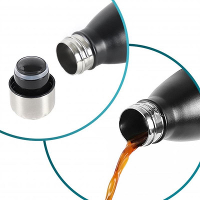 Термопляшка Tavialo 500 мл чорна (191500101) Термопляшка Tavialo 500 мл чорна (191500101)