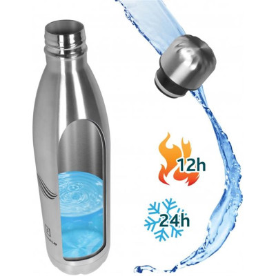 Термопляшка Tavialo 500 мл срібляста (191500109) Термопляшка Tavialo 500 мл срібляста (191500109)