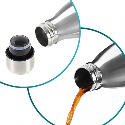 Термопляшка Tavialo 500 мл срібляста (191500109) Термопляшка Tavialo 500 мл срібляста (191500109)