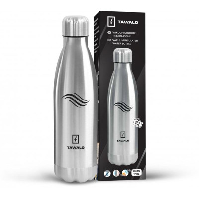 Термопляшка Tavialo 500 мл срібляста (191500109) Термопляшка Tavialo 500 мл срібляста (191500109)