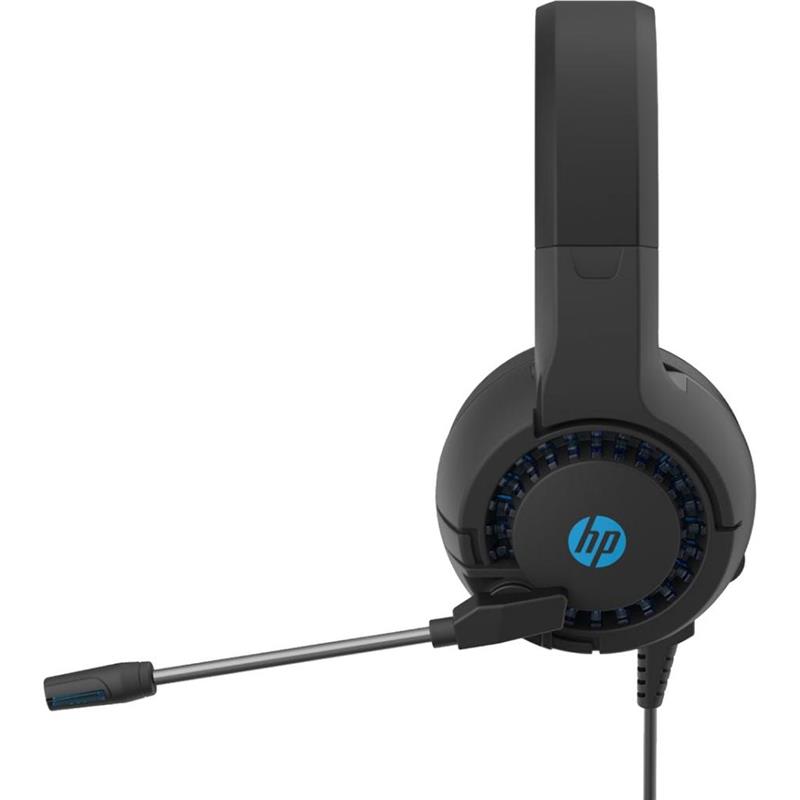 Гарнітура HP DHE-8011UM Gaming, Blue LED, Black Black