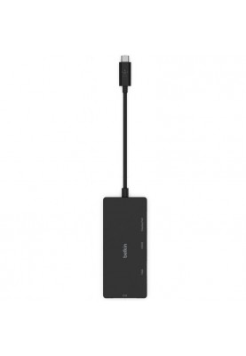 Концентратор USB Type-C Belkin HDMI, VGA, DVI, DisplayPort Black (AVC003BTBK)