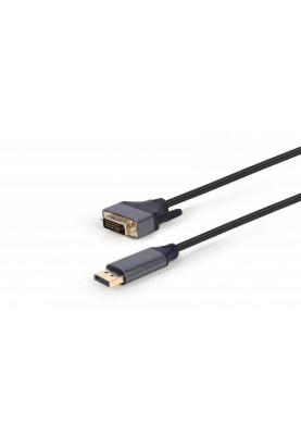 Кабель Cablexpert DisplayPort - DVI (M/M), 1.8 м, Black (CC-DPM-DVIM-4K-6)