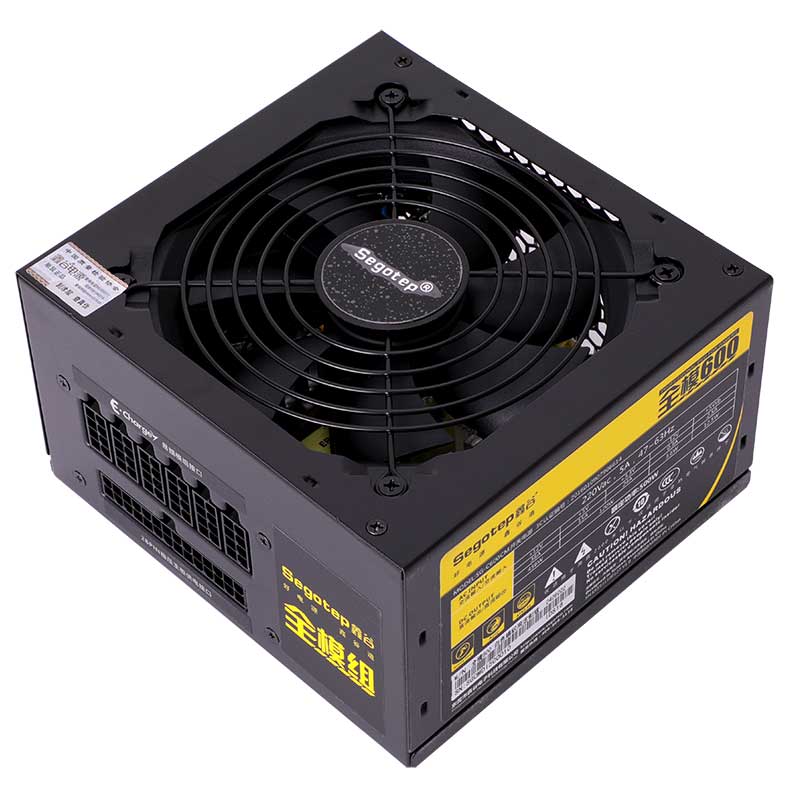 Блок питания Segotep Full modular 600 (SG-C600CM), 12cm fan, 500W (6959371301480)