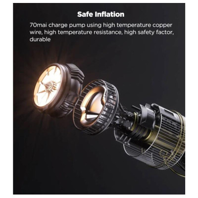 Автомобільний компресор 70mai Air Compressor Lite`S (Midriver TP04)