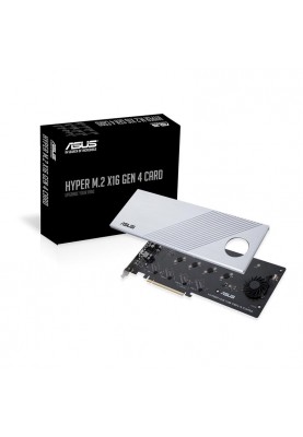 Контролер PCI-E Asus Hyper M.2 X16 PCIe 4.0 X4 Expansion Card GEN 4 (90MC08A0-M0EAY0)