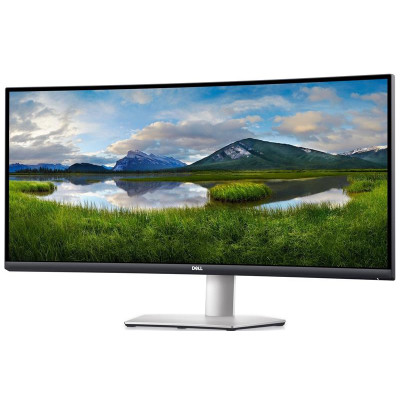 Монiтор Dell 34" S3422DW (210-AXKZ) VA Silver Curved