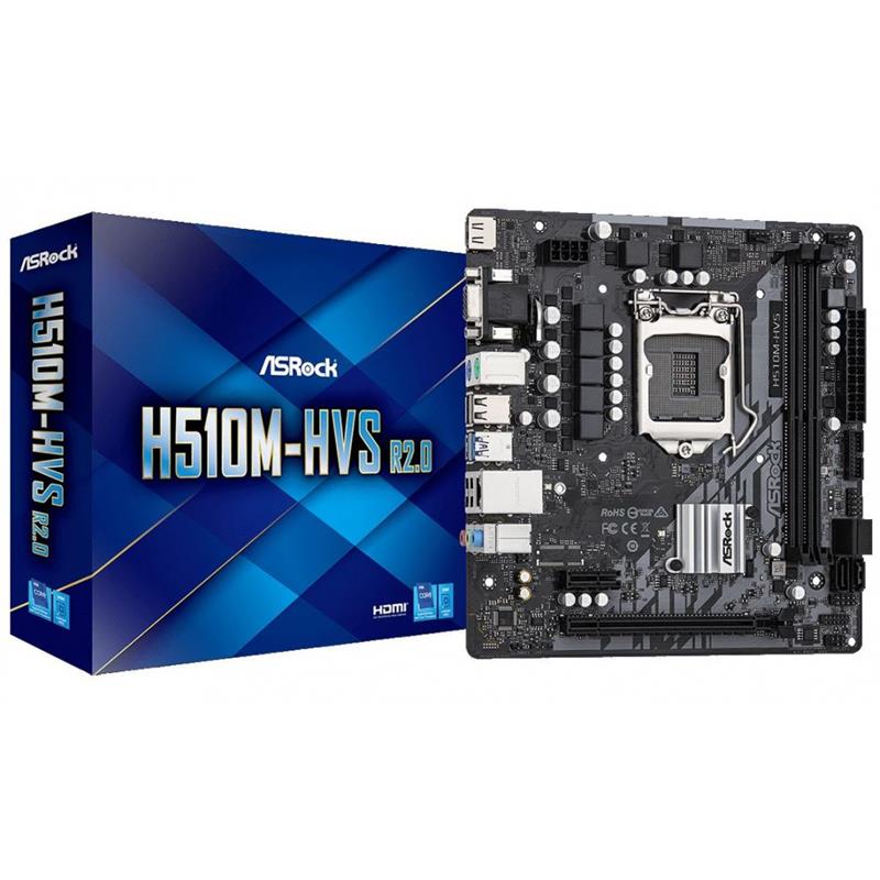 Материнська плата ASRock H510M-HVS R2.0 Socket 1200