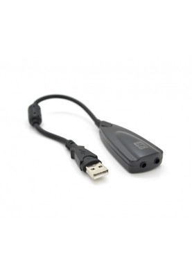 Звукова карта Voltronic USB-sound card (7.1) 3D sound Black (YT-SC-7.1/07386)