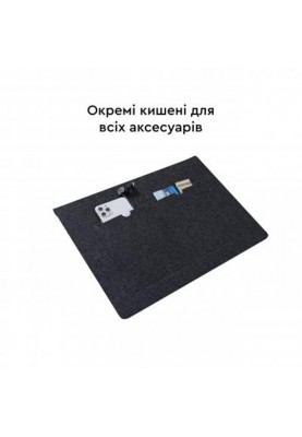 Чохол для ноутбука AirOn Premium 13.3" Black (4822356710621)
