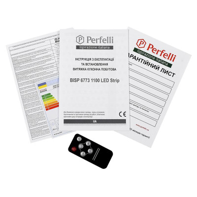 Витяжка Perfelli BISP 6773 WH 1100 LED Strip