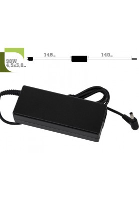 Блок живлення 1StCharger для ноутбука Asus 19V 90W 4.74A 4.5х3.0мм + каб.живл. (AC1STAS90WE)