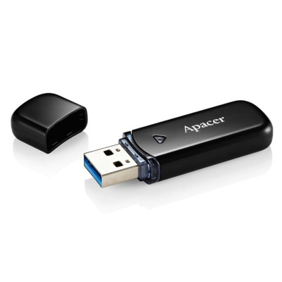 Флеш-накопичувач USB3.2 256GB Apacer AH355 Black (AP256GAH355B-1) Флеш-накопичувач USB3.2 256GB Apacer AH355 Black (AP256GAH355B-1)