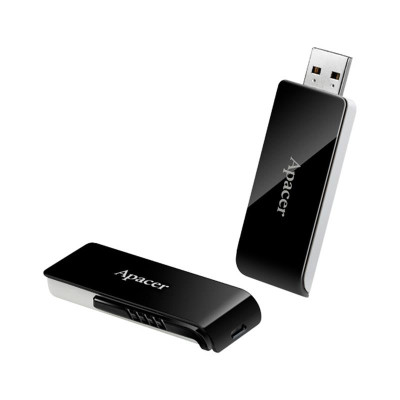 Флеш-накопичувач USB3.2 128GB Apacer AH350 Black (AP128GAH350B-1) Флеш-накопичувач USB3.2 128GB Apacer AH350 Black (AP128GAH350B-1)