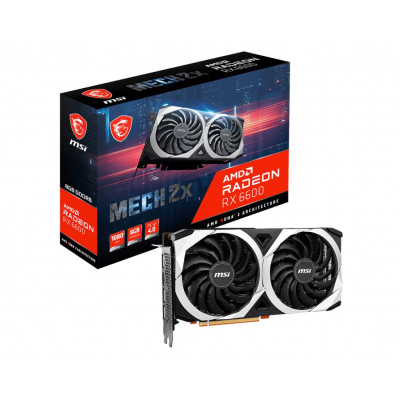 Видеокарта AMD Radeon RX 6600 8GB GDDR6 Mech 2X MSI (Radeon RX 6600 MECH 2X 8G)
