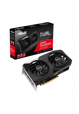 Відеокарта AMD Radeon RX 6600 8GB GDDR6 Dual Asus (DUAL-RX6600-8G)