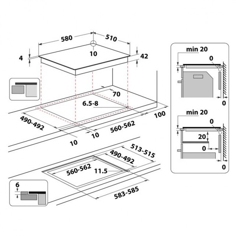 Варильна поверхня Indesit RI 260 C