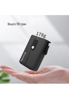 Універсальна мобільна батарея ColorWay Full Power 10000mAh Black (CW-PB100LPK2BK-PDD)