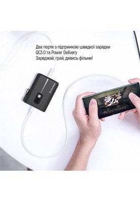 Універсальна мобільна батарея ColorWay Full Power 10000mAh Black (CW-PB100LPK2BK-PDD)