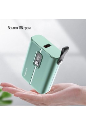 Універсальна мобільна батарея ColorWay Full Power 10000mAh Green (CW-PB100LPK2GR-PDD)