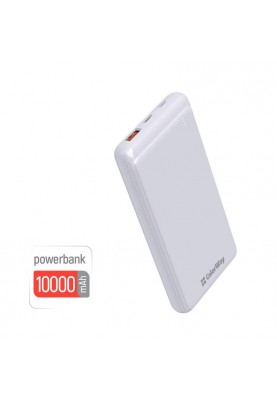 Універсальна мобільна батарея ColorWay Slim PD 10000mAh White (CW-PB100LPG3WT-PD)