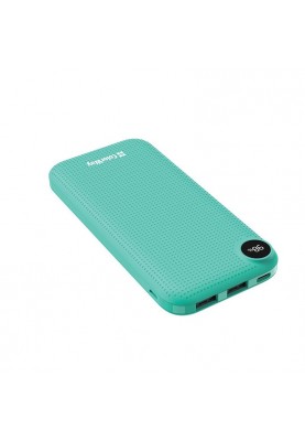 Універсальна мобільна батарея ColorWay Slim, LCD 10000mAh Green (CW-PB100LPH2GR-D)